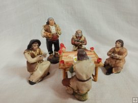 TRUQUEROS JUGADORES DE CARTAS Y MESONERO